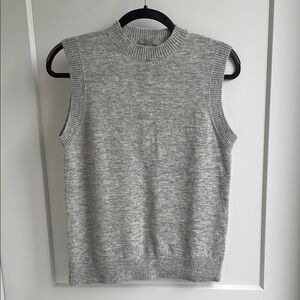 Grey Wool-blend COS sweater vest size small
